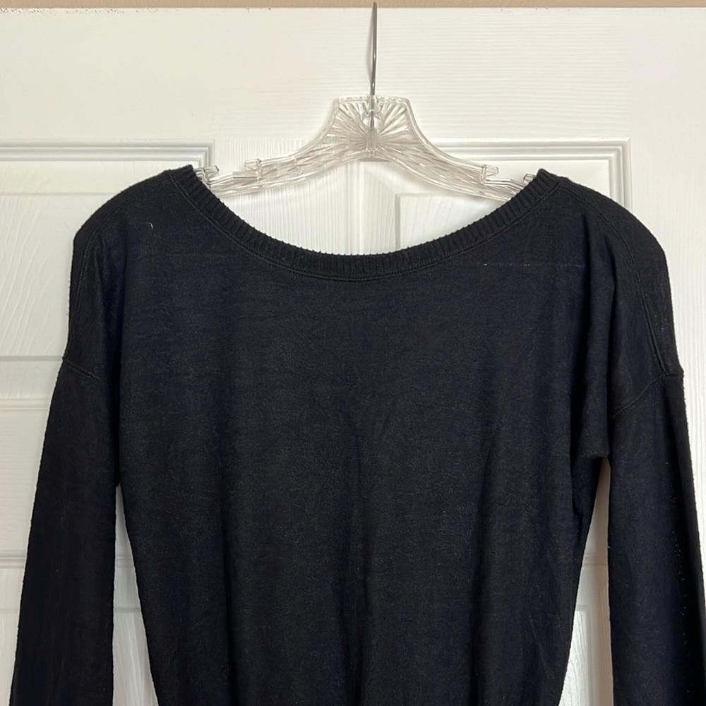 A&F Black Knit Top XS - Picture 2 of 5